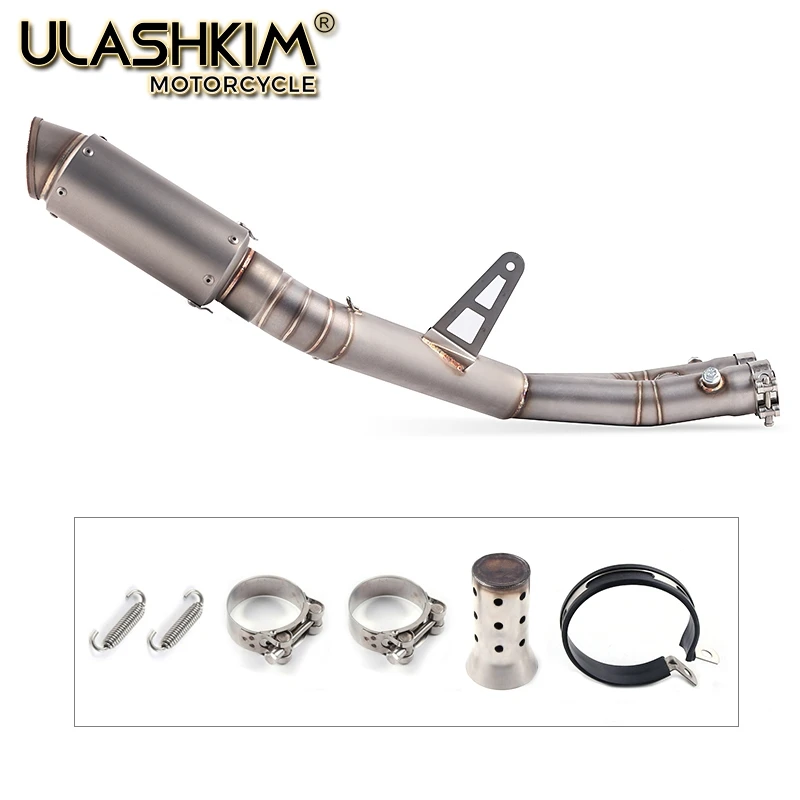 

Motorcycle Exhaust full System YZF-R1 2015 2016 2017 Carbon Fiber AR Mid Pipe and Tail Pipe 60mm Inlet Inner Exhaust Pipe