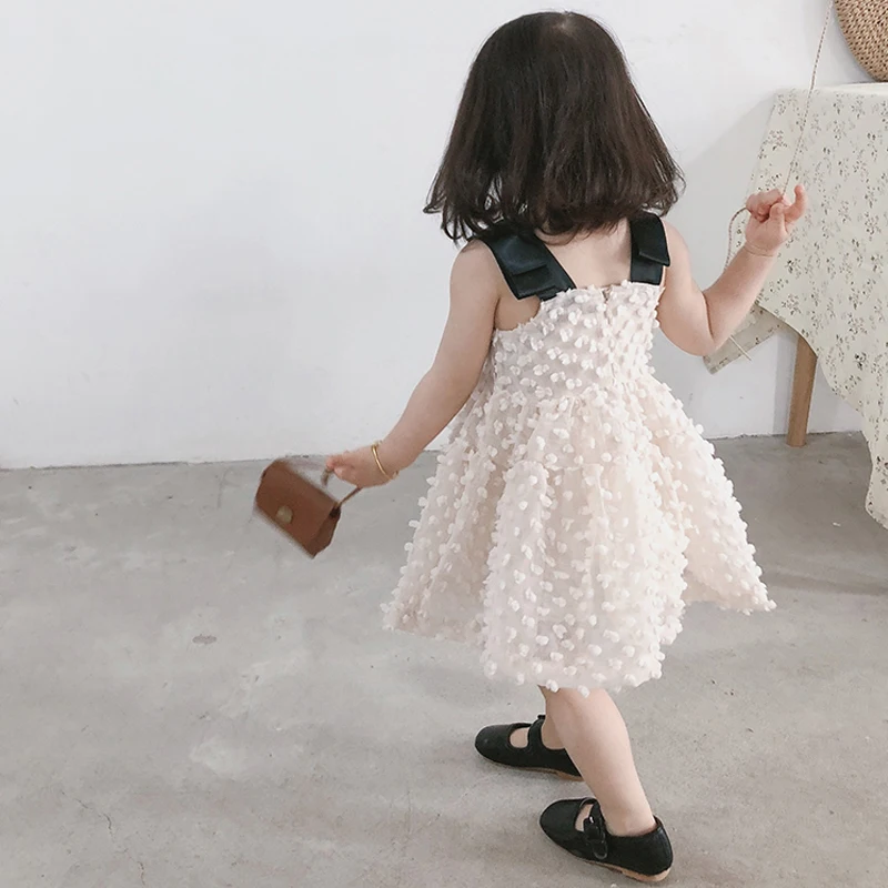 New Summer Kids Clothes Suspenders Dresses Baby Girls Princess Party Dress Sleeveless Costumes Girls Dress