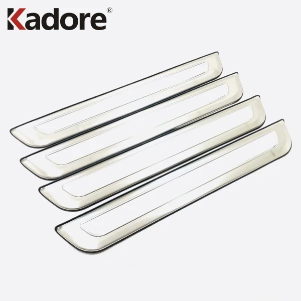 

For Hyundai Santa Fe 2019 2020 Stainless Steel Outer Door Sill Scuff Plates Doors Sills Protectors Car Thresholds Sticker