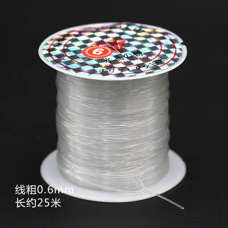 1roll 0.2-1mm clear fishing wire Nylon Extra Strong Hanging Props