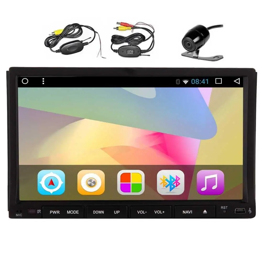 

Android 6.0 Car DVD Player Double 2Din Car Stereo GPS Navigation In Dash Bluetooth Radio Audio Receiver Support Mirrorlink WiFi