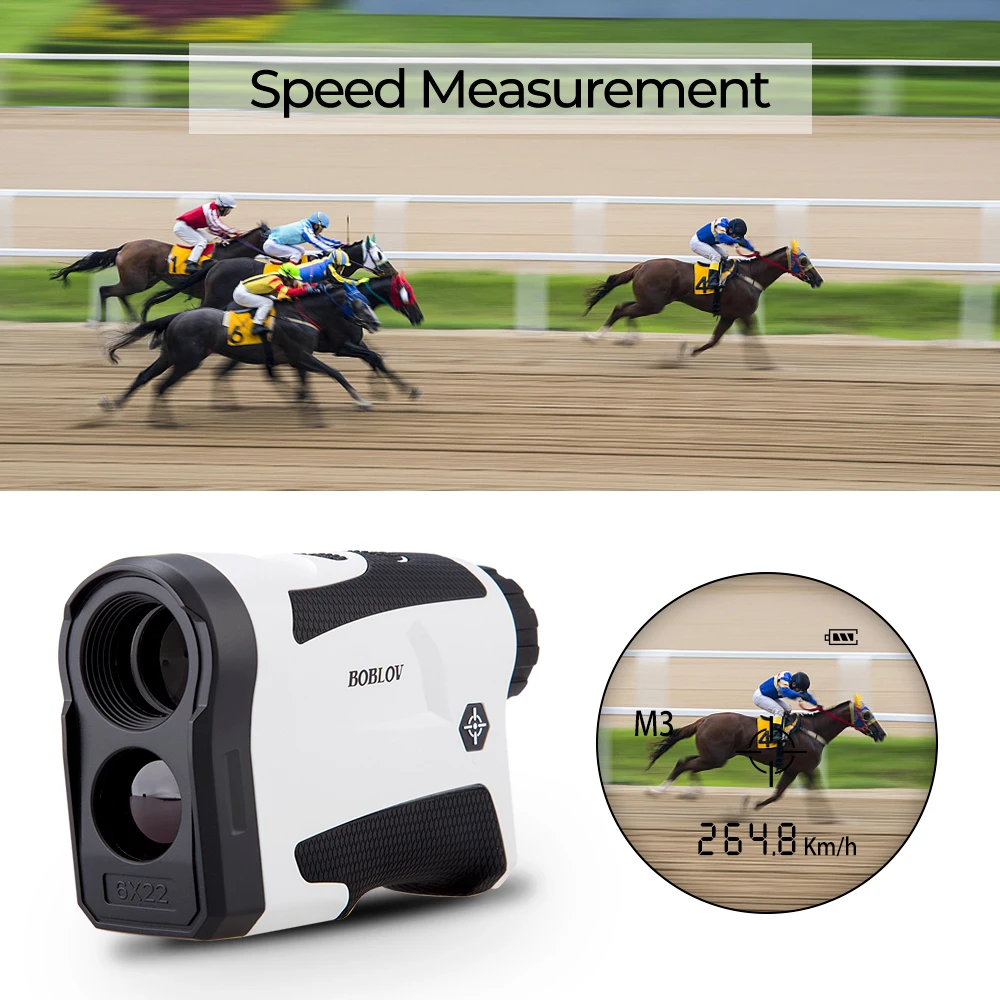 

LF600G Laser Distance Meter Telescope Laser Golfing Rangefinder Binocular 6X Magnification Handheld Monocular Hunting Range