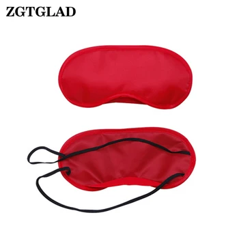 

1 Pcs Pure Silk Sleep Eye Padded Shade Cover Travel Relax Aid Blindfold Party Gifts