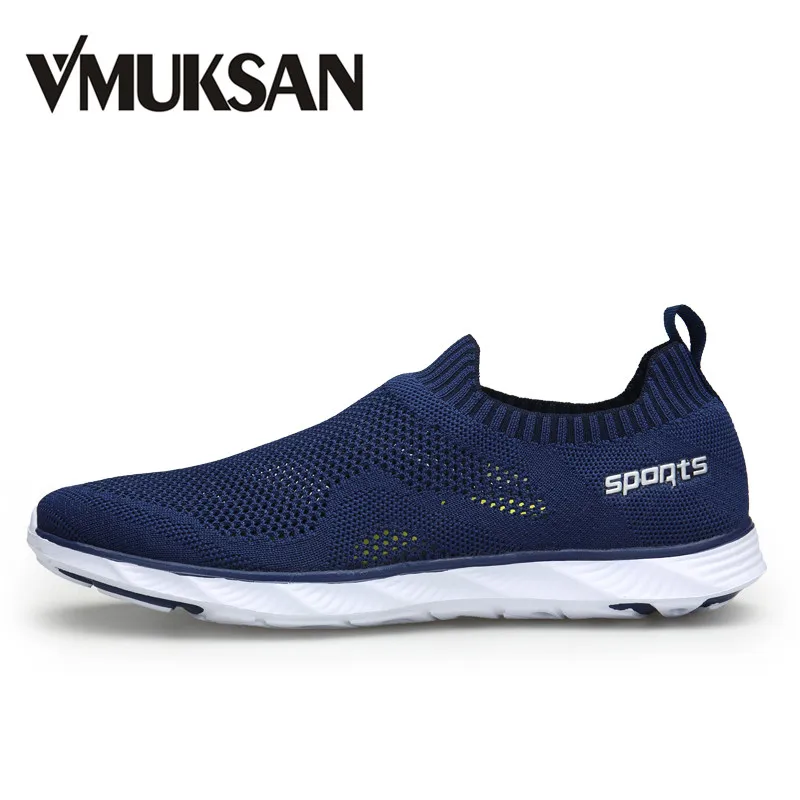 

VMUKSAN Spring Casual Shoes Men Breathable Fashion Mens Loafers 2018 Big Size 39-45 Zapatos Hombre Lightweight Slip-On Moccasins