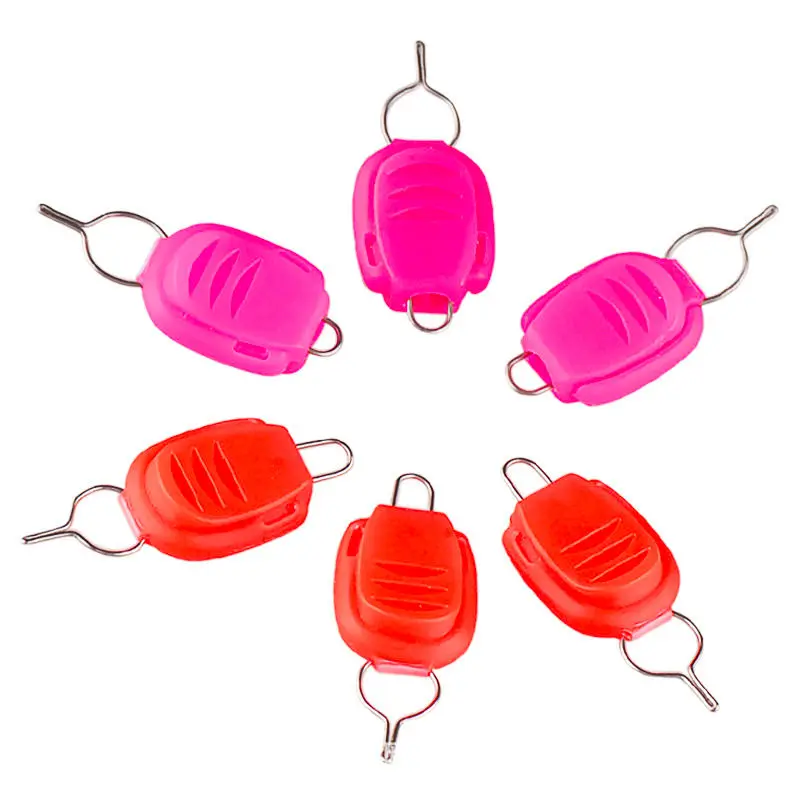 Solid Color Plastic Fishing Line Clip Holder Keeper Baitcasting Drum