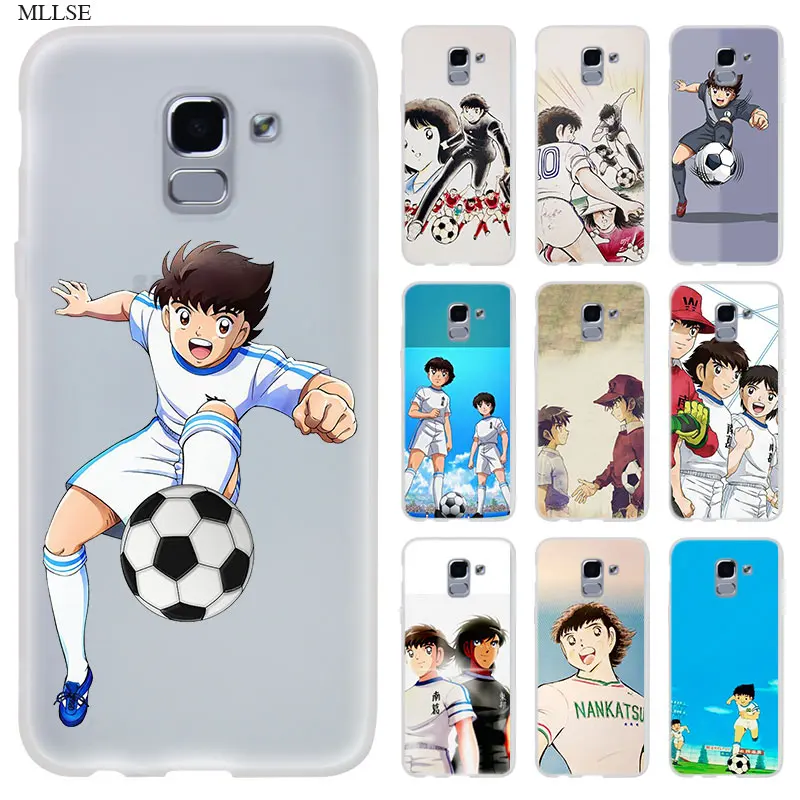 

Case for Samsung J8 J4 J6 Plus 2018 J5 J3 J7 2017 EU CORE Pro 2018 Prime Phone Cover Captain Tsubasa Ozora Genzo football
