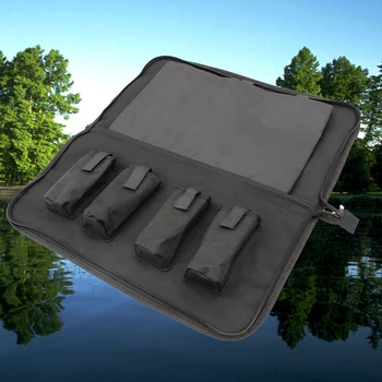 

Black Color Carp Fishing Tackle Bag Accessory Fishing Alarm Rod Pole Carry Bag