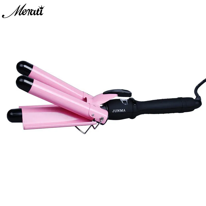 

Fast Heat Curling Iron Electric Hair Curler Thermoregulator Rizadores De Cabello Wand curler roller 38mm triple hair waver