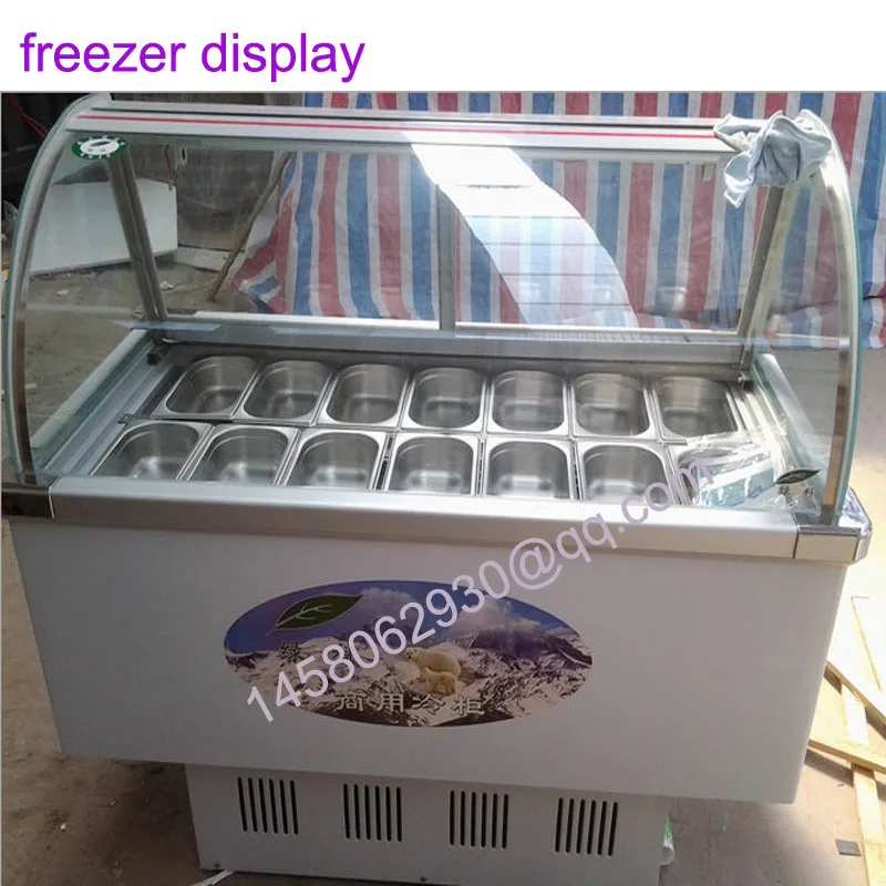 Профессиональная Коммерческая подставка для мороженого морозильная камера для мороженого