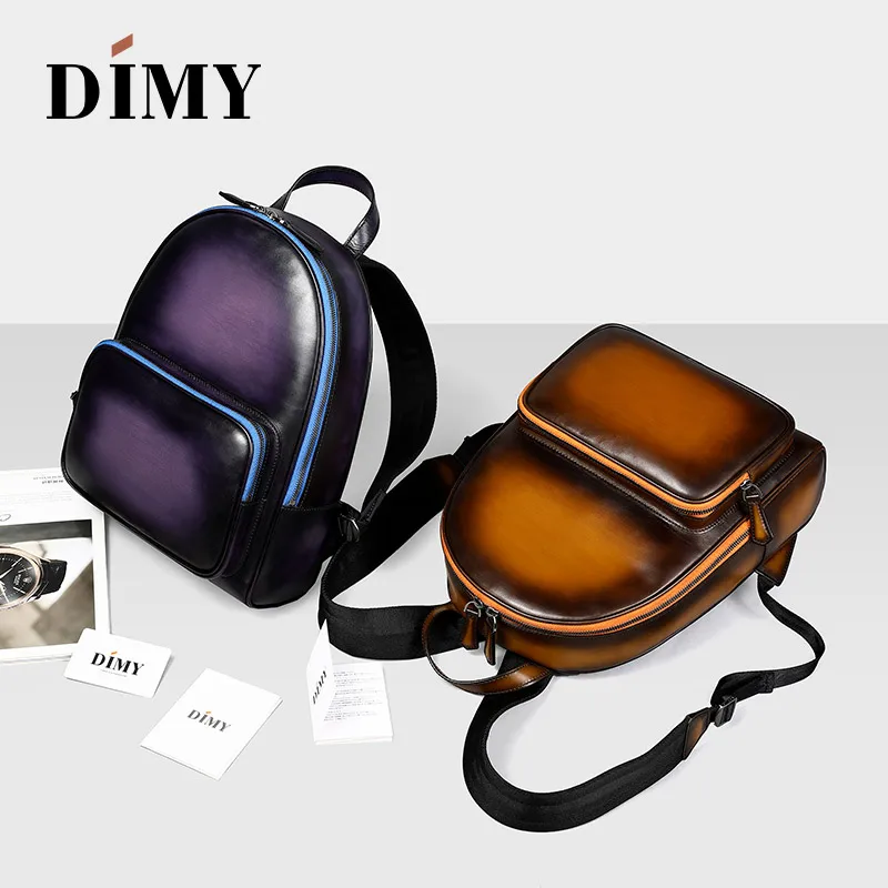 DIMY Hand Patina водонепроницаемый дизайнерский Рюкзак mochila мужской рюкзак из