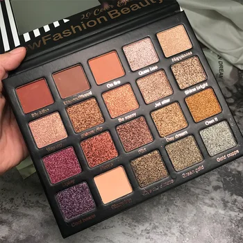 

Makeup Eyeshadow Palette 20 Colors Shimmer Matte Glitter Diamond EyeShadow Pallete Smoky Pigment Makeup Palette Cosmetic Makeup