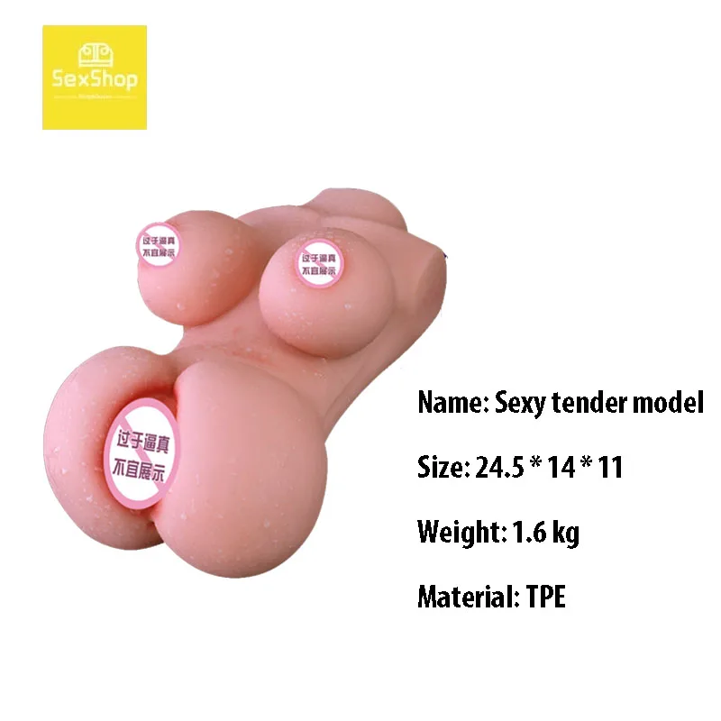 Silicone sex doll Half Body Aircraft Cup Adults Toys Realistic Sexdoll Love Sexual Intercourse Anal sexdoll SexShop Toy For Men
