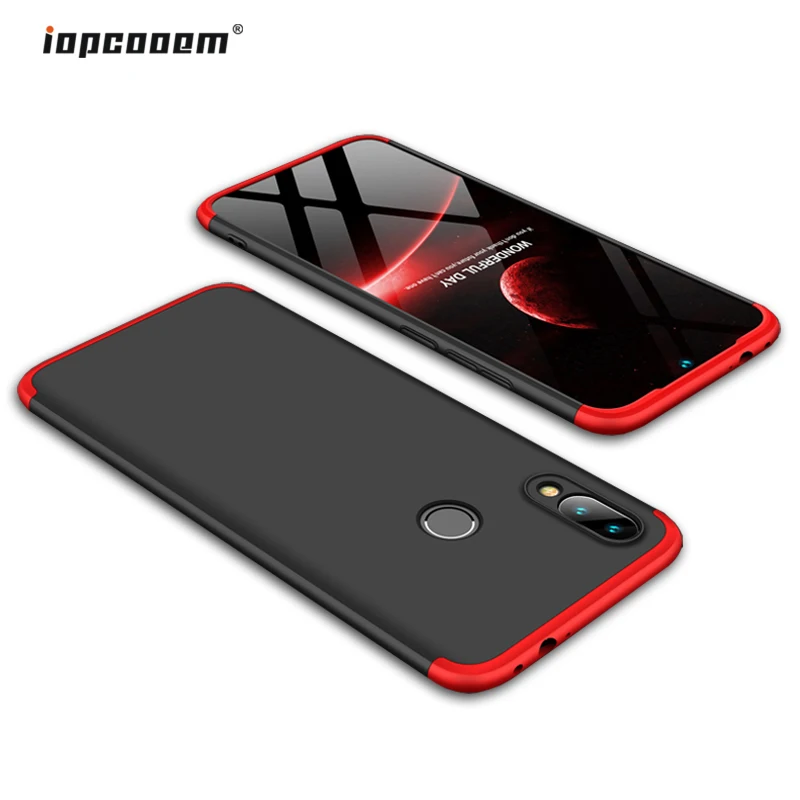 360 полный защитный чехол для Xiaomi Redmi 7 Роскошный Жесткий противоударный Note Coque |