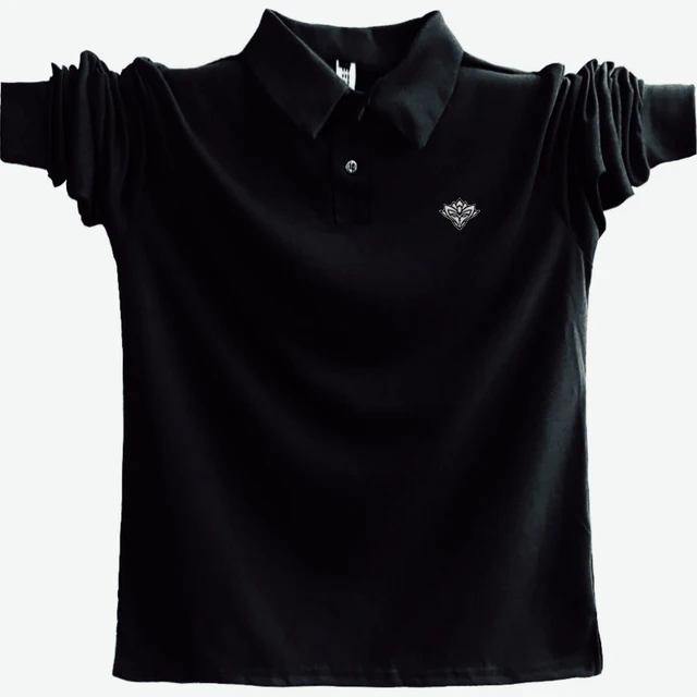 2018 New Classic Mens Polo Shirts Long Sleeve Autumn Men’s Shirt Warm Tops Tees Camisa Polo Masculina Plus Size 3xl 4xl 5xl