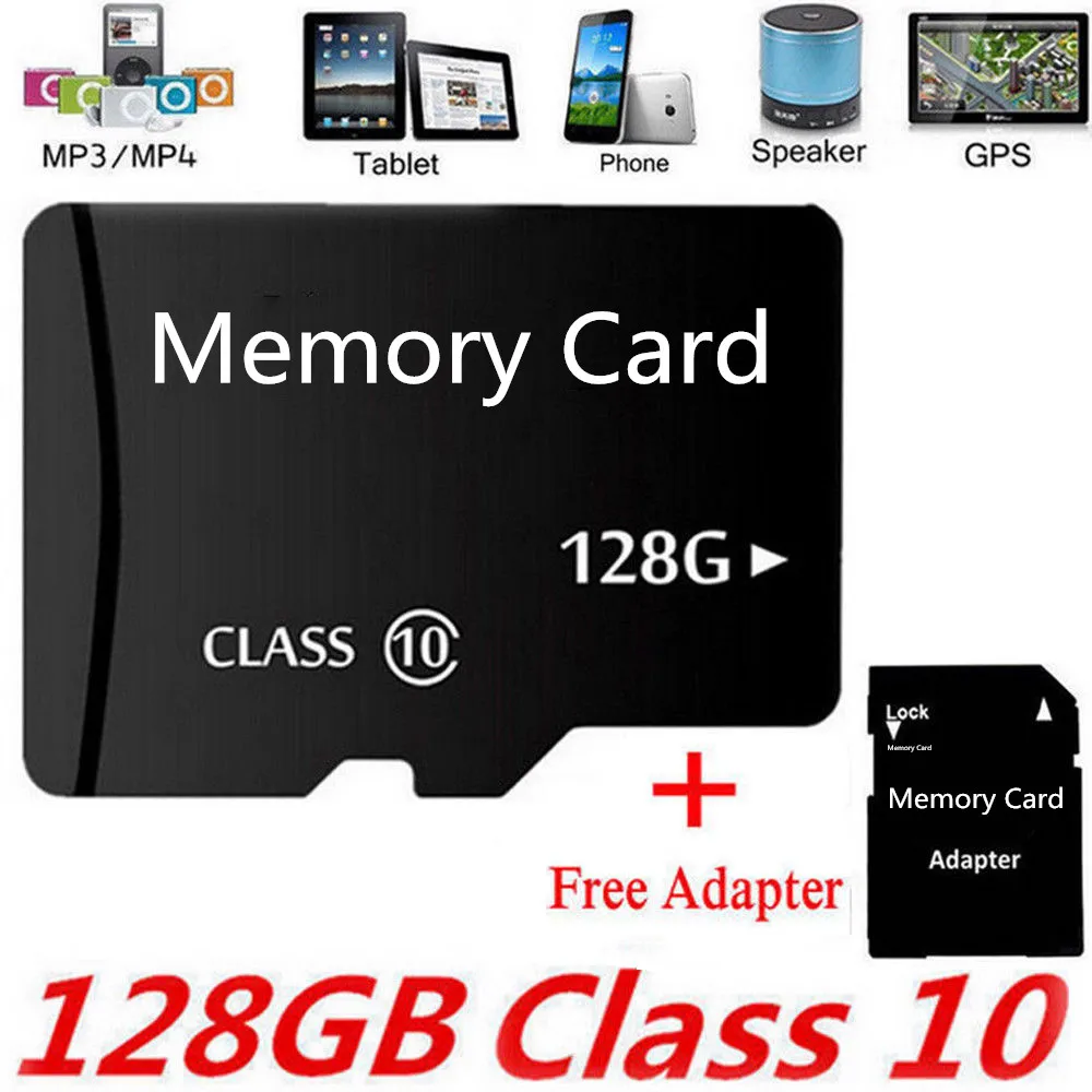 

NEW Micro SD Memory Card 2G/4G/8G/16G/32G/64G/128G/256G Flash TF Class 10 SDXC SDHC Card + Free Adapter