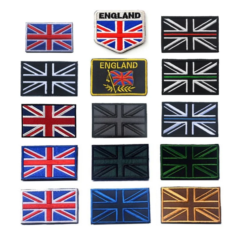 

Union Jack England UK Great Britain Flag Patch England UK Great Britain patch The United Kingdom Flag Badge patches Applique