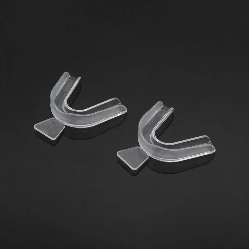

Oral Care 2Pcs Transparent Night Guard Teeth Whitening Grinding Mouth Trays Shield Gum For Sleep Bruxism Bleaching