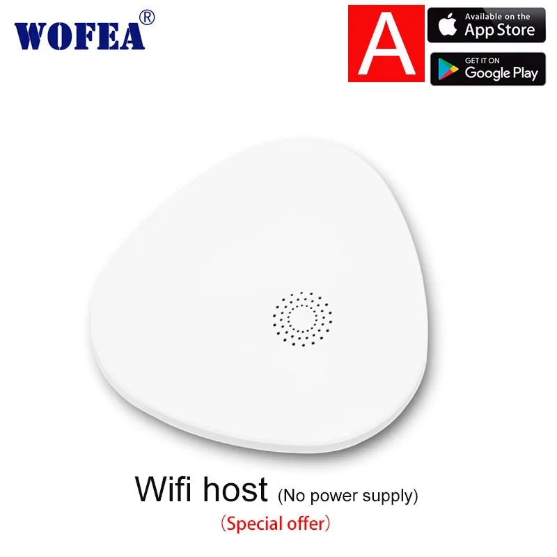 Special offer host A Wofea wifi RF Gataway домашняя система охранной сигнализации DIY KIT IOS и Android смартфон приложение smart host V10 - Цвет: Special offer host A