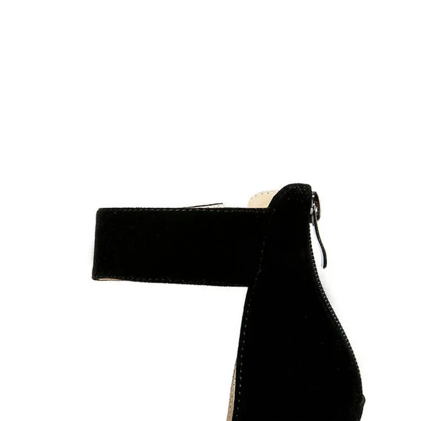 QUTAA/ г. Женские босоножки модные элегантные женские туфли на высоком квадратном каблуке с леопардовым принтом, на молнии, на тонком каблуке, с круглым носком размеры 34-43