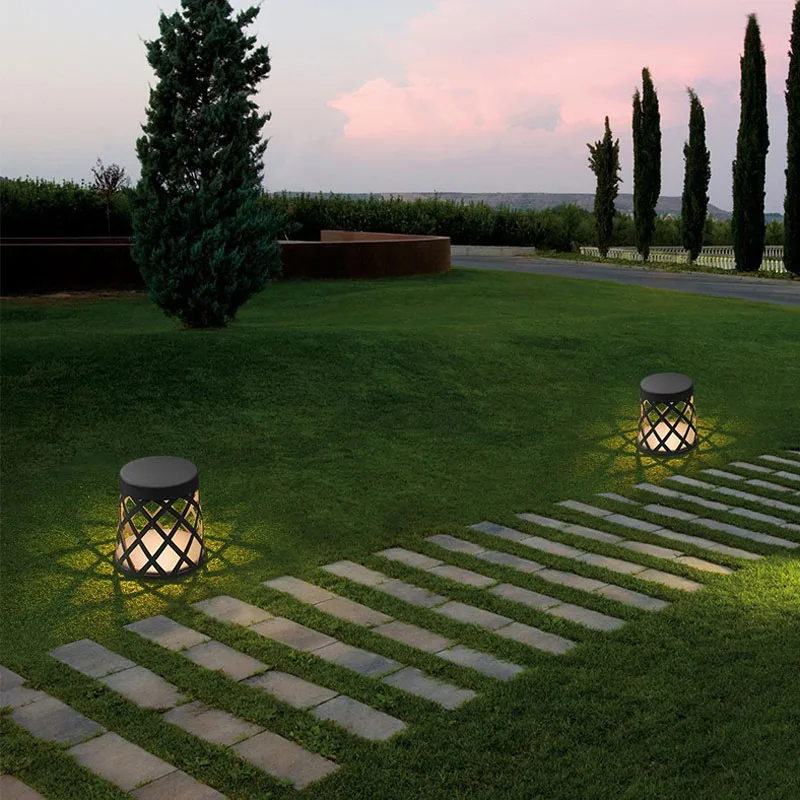 New products, can be sit design, weaving lawn light