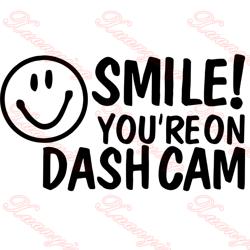 SMILE! Новинка наклейка на автомобиль/Фургон/окно/бампер для видеорегистратора|car