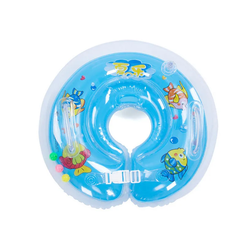 Free Shipping Baby Kids Infant Swimming Protector Neck Float Ring Safety Life Buoy Life Saver Neck Collar Inflatable Tube 9