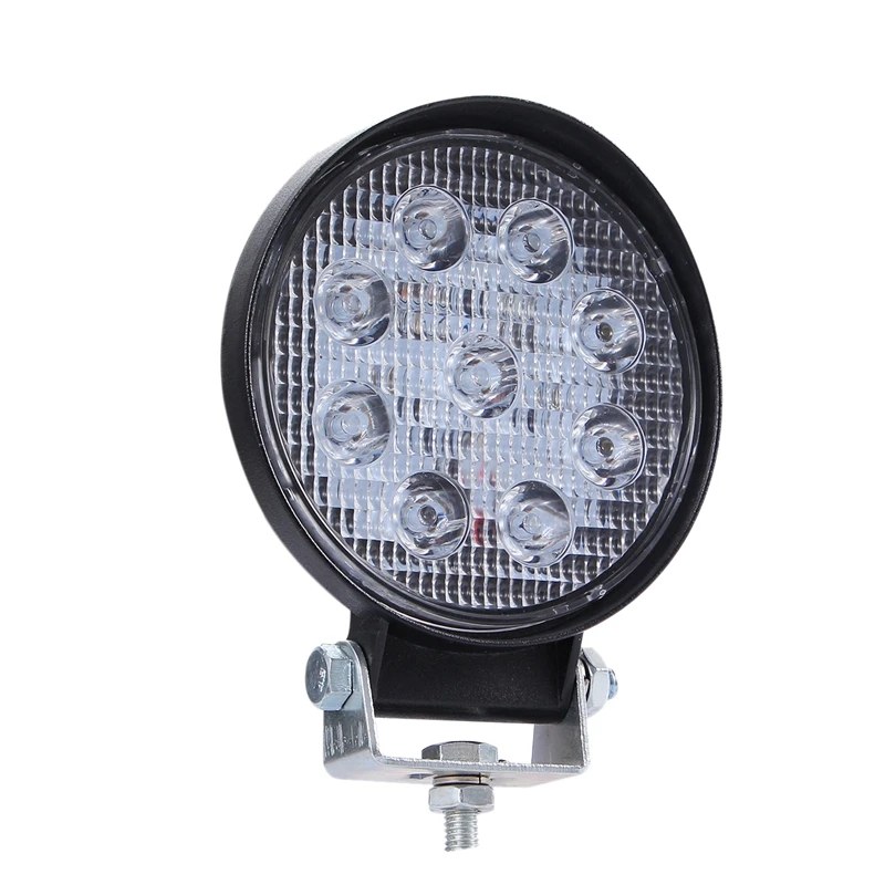 

90W Round Car Headlight 9Led Cool White Light 4 Inch Car Work Light Led Truck Suv Landing Transport Support