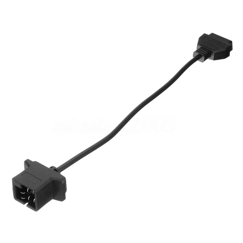 JX-LCLYL 6 Pin OBD To OBD2 Connector Adapter Cable Wire For Chrysler Jeep Dodge