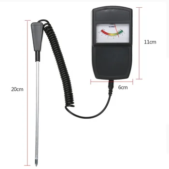 

New Arrival Pointer-type Soil PH Meter Tools Outdoor Tools Portable pH Meter Pointer Type PH Measuring Instrument Soil Tester