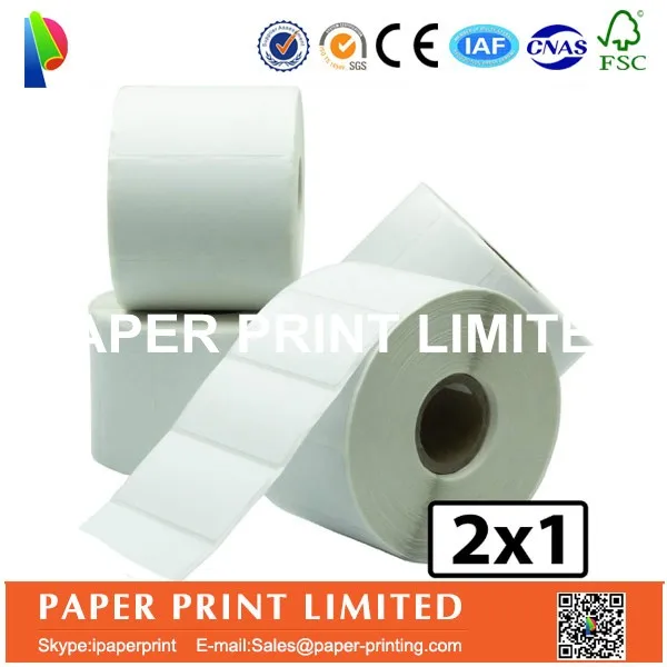 30 Rolls Compatible Direct Thermal Labels 2x1 inch x 1300 Labels for