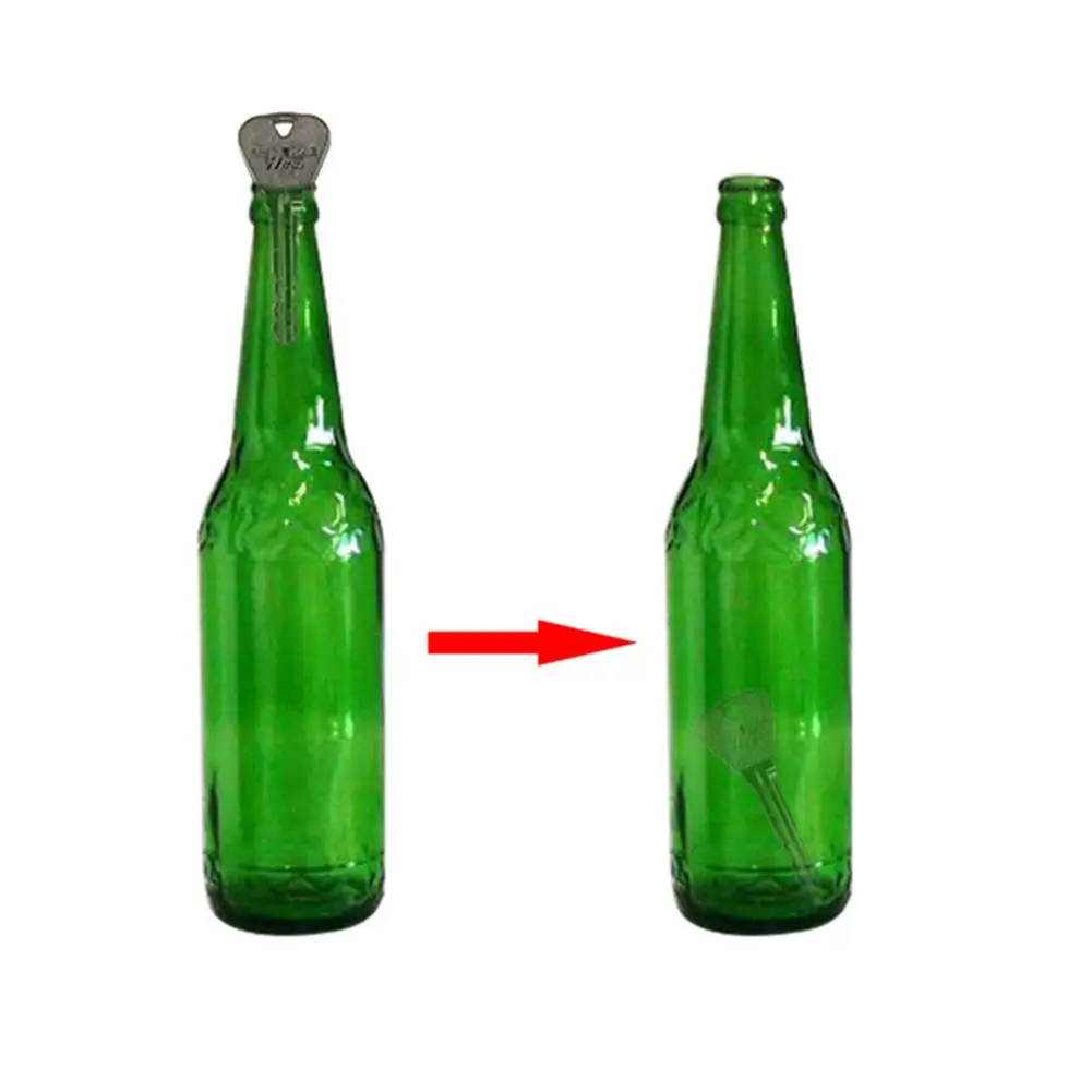 

2PCS/Pack Easy to do magic illusion The Key be into a Bottle fold keys Magic Tricks close up magie