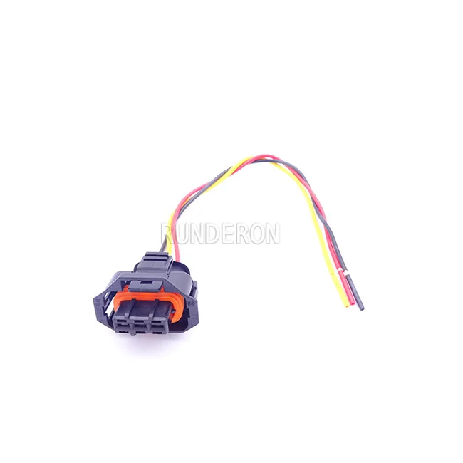 

High Quality Fuel System Rail Pressure Sensor Socket Connector Slot Plug Cable for BOSCH Common Rail