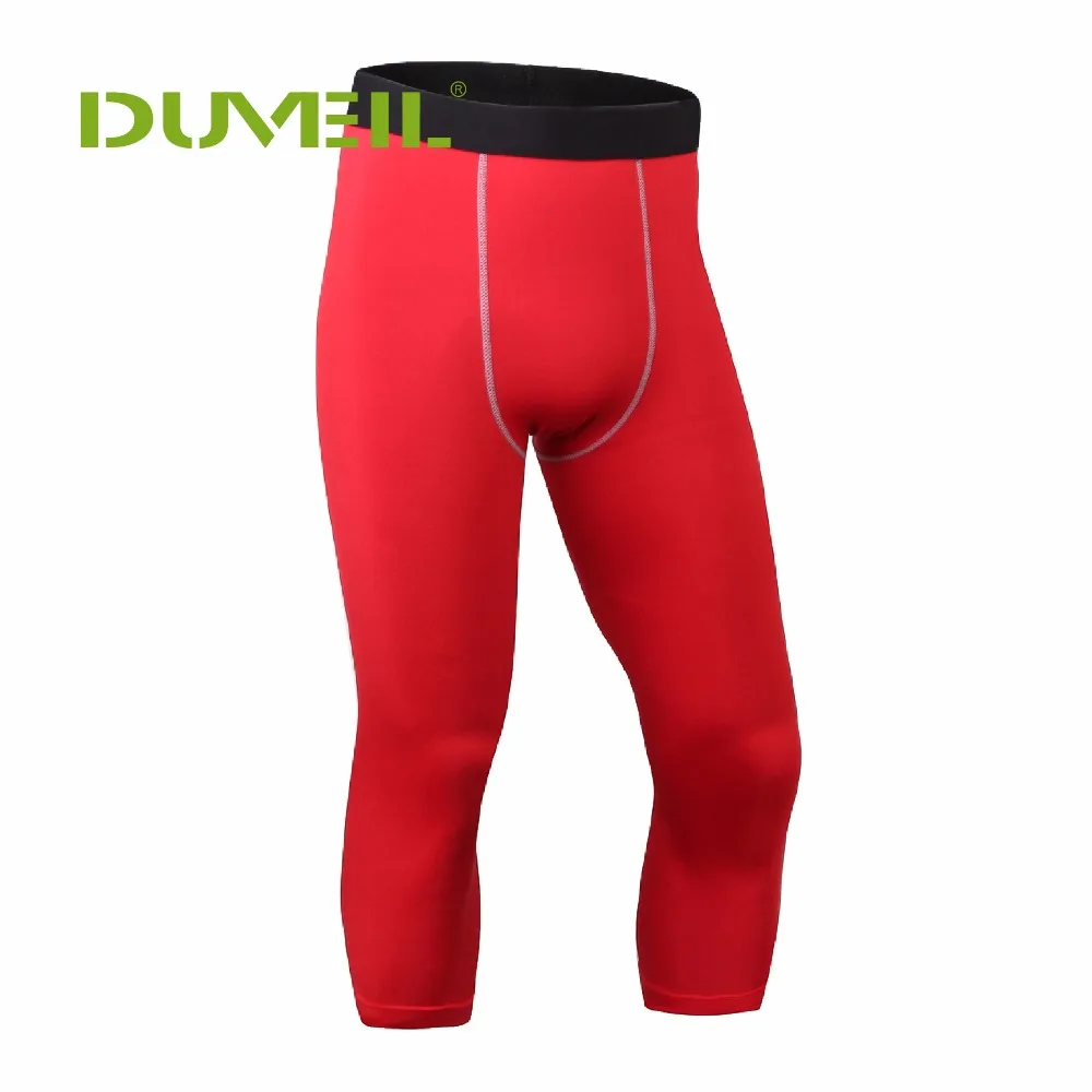 DUVEIL PRO tight 7 брюки Бег Брюки потливость быстрое высыхание Брюки Мужской сжатия 3D печати Фитнес упражнения брюки