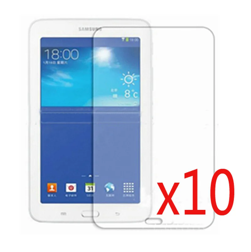 10 шт./лот прозрачная защитная пленка для ЖК-экрана Защитная Samsung Galaxy Tab 3 Lite 7 0 T110 T111