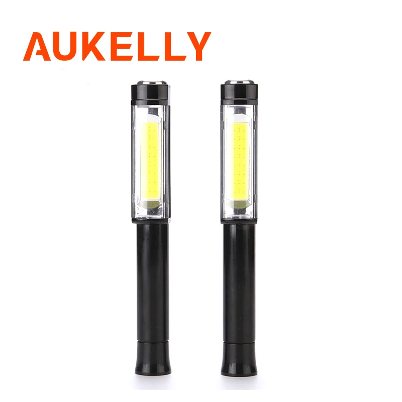 

Aukelly Mini COB Pen Light Torch LED Magnet Work Light Multi-function Emergency Maintenance Flashlight Outdoor Camping Tool Lamp