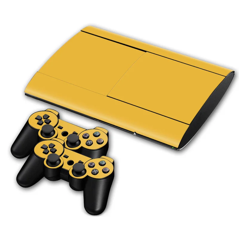 

Protective Sticker For PS3 Super slim 4000 Skins Console 2 Controller Cover