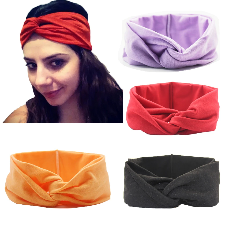 ツイスト弾力性ターバンヘッドバンド女性ヘッドバンド帽子ヘアバンド弓女の子ヘアアクセサリー Girls Hair Accessories Hair Accessoriesturban Headband Aliexpress