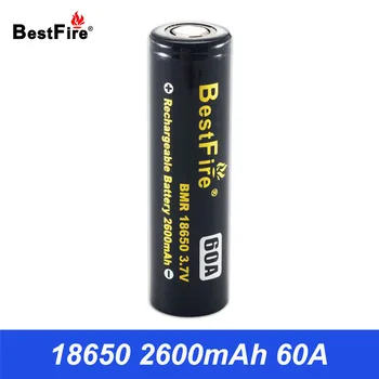 

18650 Rechargeable Battery Bestfire 3.7V 2600mAh 60A Li-ion Battery for Geekvape Nova Vapor Storm Aspire Speeder 200W Vape B053