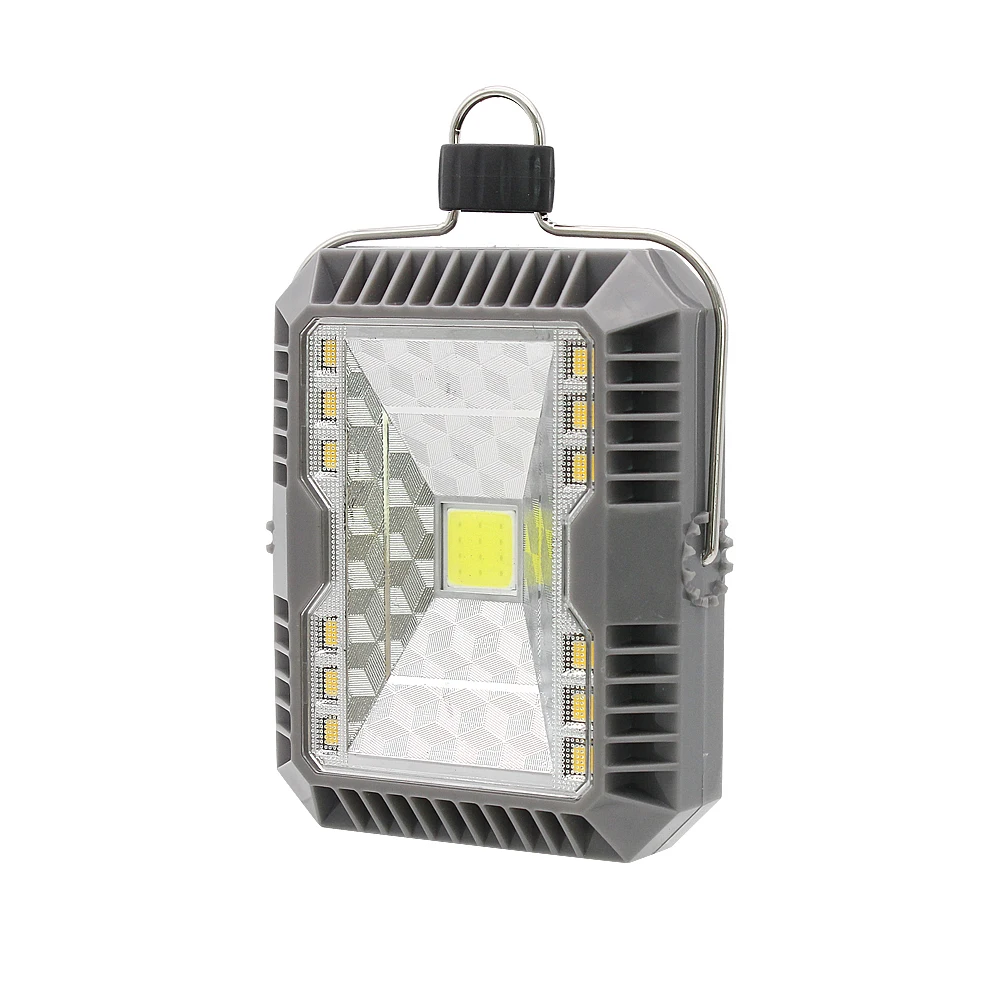 

New Outdoor Solar COB LED Light 3 Mode Waterproof Portable USB Rechargeable Hanging Projector Camping Lamp For Lawn Street Yard