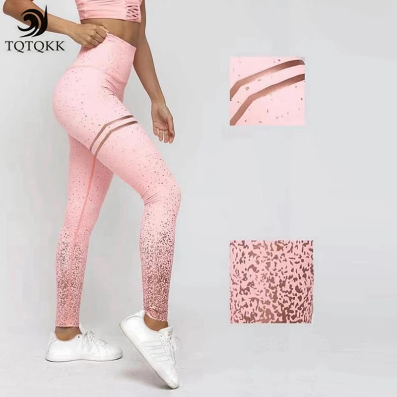 

Yoga Pants 2019 Women Fitness Tights Workout Gym Running Bottom Jogging Slim Sports Leggings Trousers Training Sportswear XL
