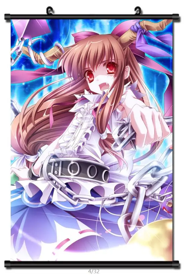 Японское аниме TouHou проект Immaterial and Missing Power Ibuki Suika домашний декор настенные