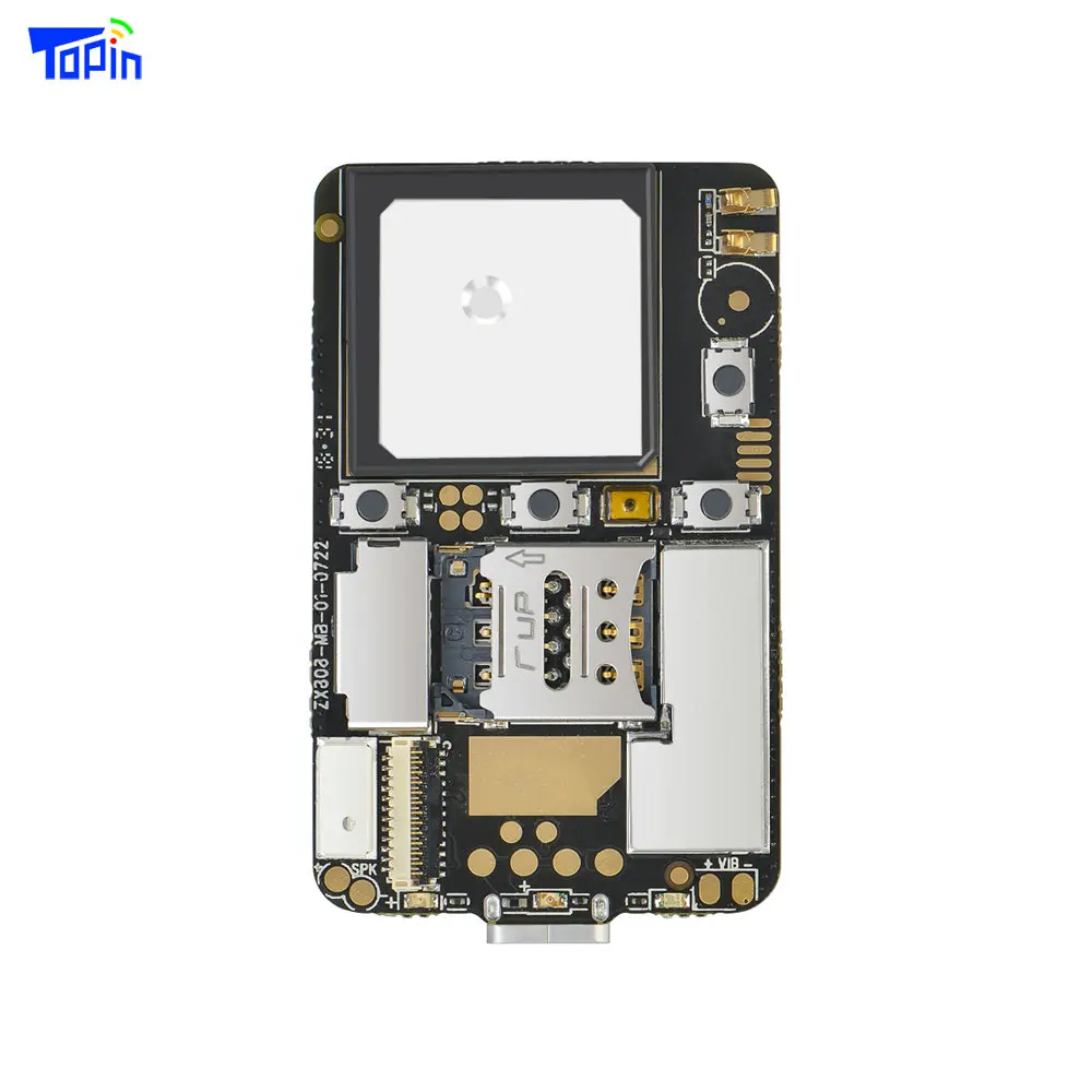 ZX808 3g gps-трекер pcba модуль 2G GSM+ 3g WCDMA gps чип отслеживания M6580 SOS I/O порт Wifi программируемый через Bluetooth Android iOS - Цвет: ZX808 Only PCBA