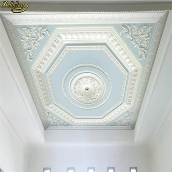 

beibehang custom Plaster relief carved ceiling background wallpapers for living room decoration 3D mural wallpaper for walls 3 d