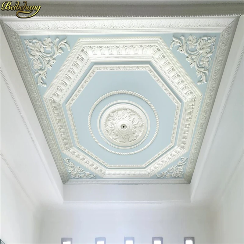 Рельефные рельефные обои beibehang на заказ потолочные для украшения гостиной 3D