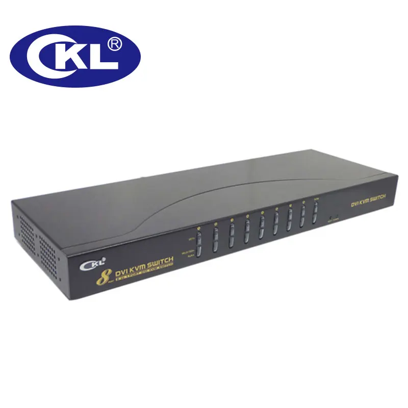 Ckl 8 ميناء usb dvi kvm التبديل مع الصوت و ps/2 ، مفاتيح الكمبيوتر الساخنة مفتاح الماوس الجلاد ، شبكات الكبرى السريعة المعدنية (CKL-9138D)