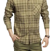 Новинка зима утолщенная теплая фланелевая мужская приталенная хлопковая Повседневная клетчатая стильная одежда с длинным рукавом рубашки платья размера плюс M-3XL