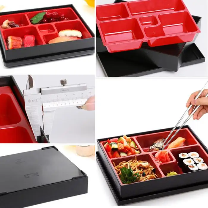 Японский Bento Ланч-бокс офисный пищевой контейнер портативные рисовые суши питание 66CY