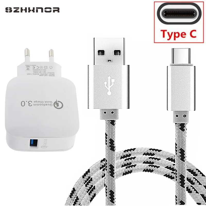 Зарядное устройство USB C QC3.0 Quick Charge 3 0 5 V/9 V/12 V 18 W type зарядное для Xiaomi Nexus 6 P 5X nintendo Switch