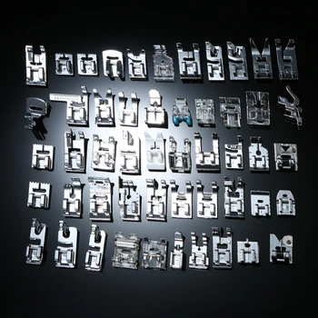 

62pcs Professional Domestic Sewing Machine Presser Foot Set Hem Foot Spare Parts Accessories for Brother