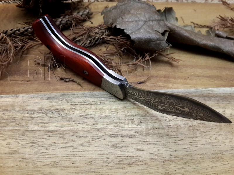 LCM66 промо-акция! Дамасский складной нож, сандалии деревянной ручкой ножи для выживания, мини спасательный карманный нож, подарочные ножи инструменты